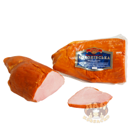 Мясные деликатесы копченые "Королевская шин" Ходоровский мясокомбинат, высший сорт