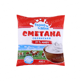 Сметана "Сметана 21% 400г" ООО Терномилк