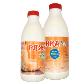 "Ряжанка 2,5% 900г"Сокіл 