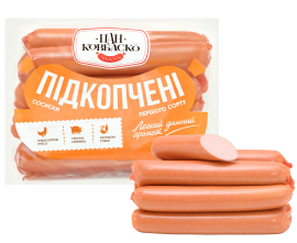 Сосиски "Підкопчені"Пан Ковбаско , 1 сорт