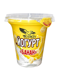 "Йогурт Банан 2,6% 250г"Сокіл 