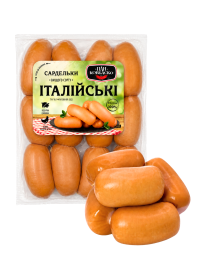 Сардельки "Італійські"Пан Ковбаско , вищий сорт