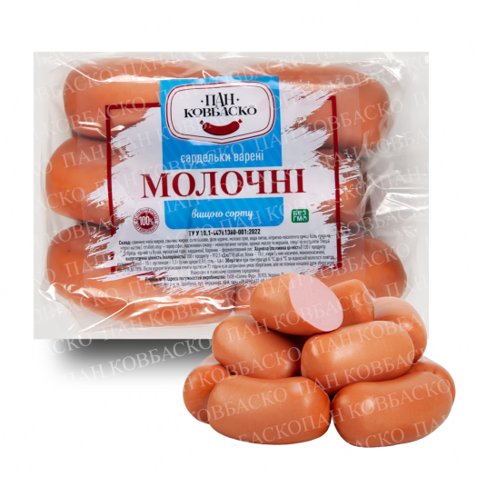 Сардельки "Молочные" Пан Ковбаско, высший сорт